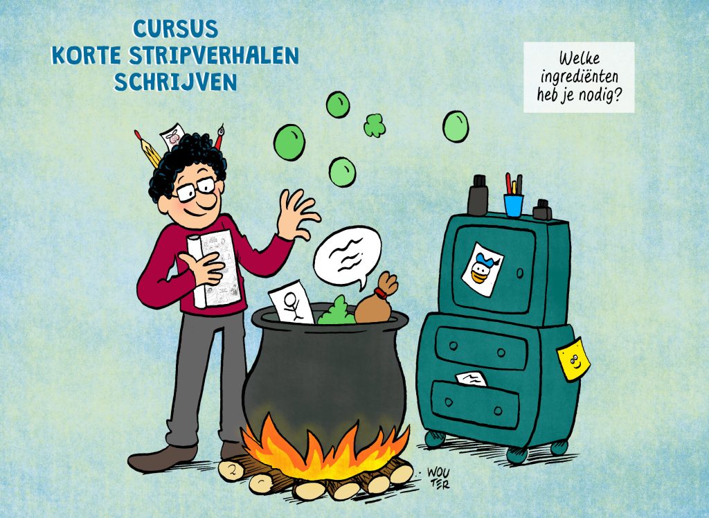 schrijfonline striptekenen